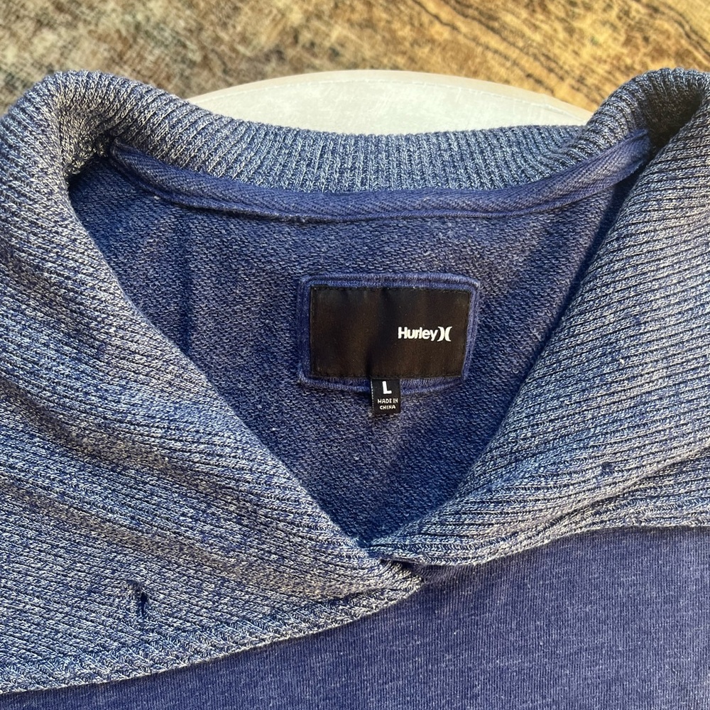 Oversized blue Hurley sweatshirt dress - super cozy